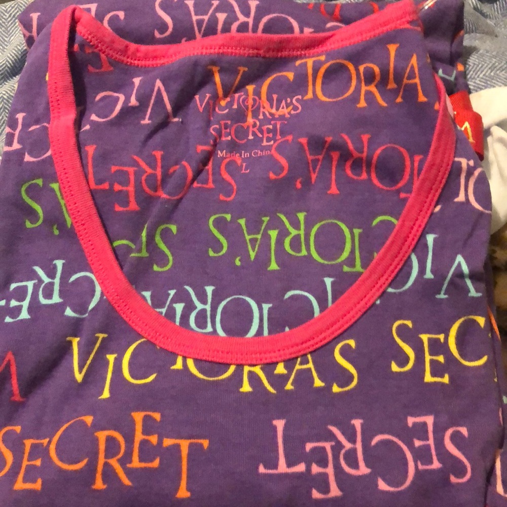 NEW Victorias Secret nightgown logo. Brand new. Cotton